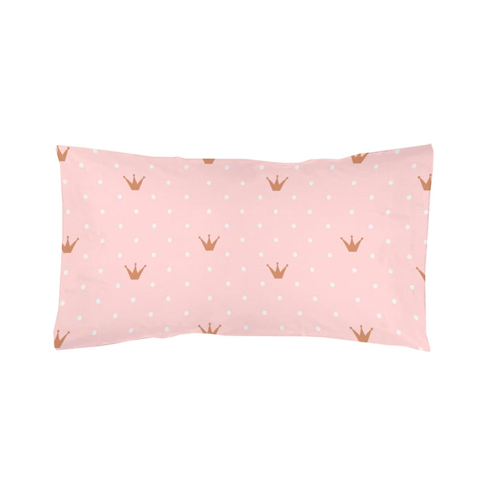 Juego Sábanas Infantil Estampado Coronas Rosa - sokios-JUEGO DE SABANAS200618S6206