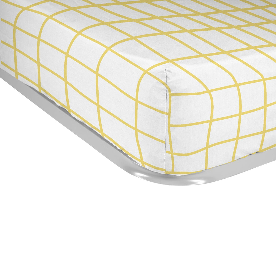 Juego Sábanas Infantil Estampado Cuadro Amarillo - sokios-JUEGO DE SABANAS200618S9049