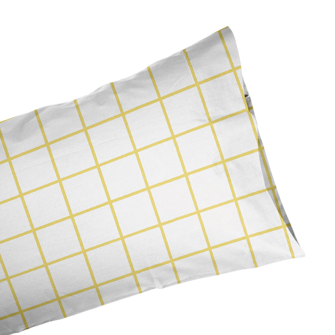 Juego Sábanas Infantil Estampado Cuadro Amarillo - sokios-JUEGO DE SABANAS200618S9049