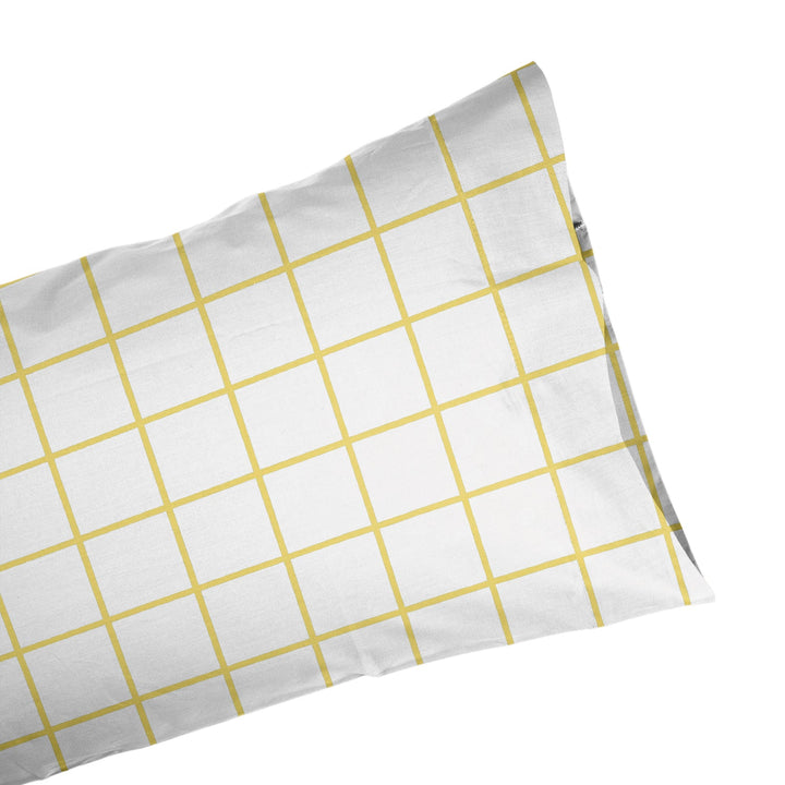 Juego Sábanas Infantil Estampado Cuadro Amarillo - sokios-JUEGO DE SABANAS200618S9049