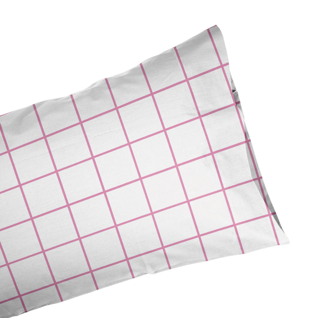 Juego Sábanas Infantil Estampado Cuadro Rosa - sokios-JUEGO DE SABANAS200618S8940