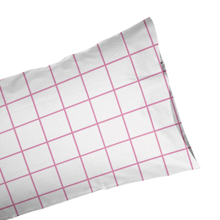 Juego Sábanas Infantil Estampado Cuadro Rosa - sokios-JUEGO DE SABANAS200618S8940