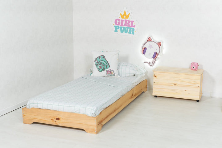 Juego Sábanas Infantil Estampado Cuadro Verde PRE-LANZAMIENTO - sokios-JUEGO DE SABANAS200618S9069