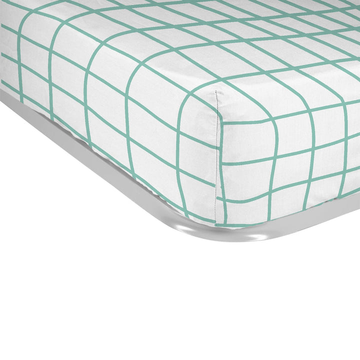 Juego Sábanas Infantil Estampado Cuadro Verde - sokios-JUEGO DE SABANAS200618S9067