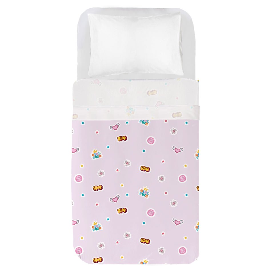 Juego Sábanas Infantil Estampado Urban Girl - sokios-JUEGO DE SABANAS200618S9148