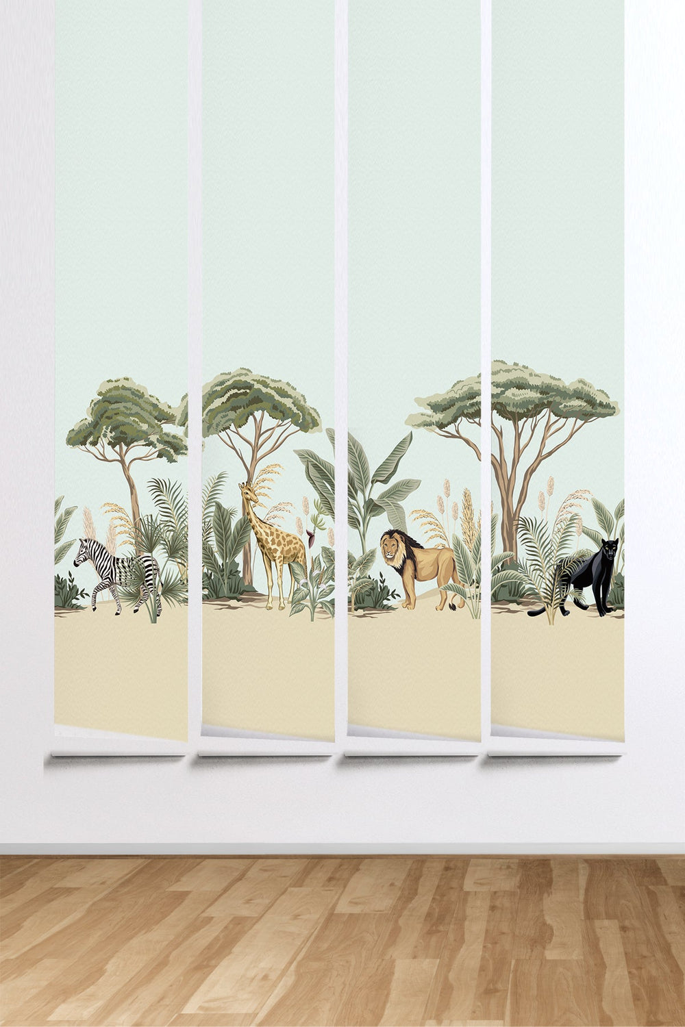 Mural infantil Papel Pintado Savanha - sokios-PAPEL PINTADO200618S7563