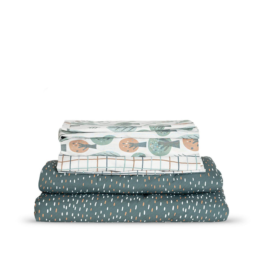 Pack Colcha Ajustable Infantil Lluvia Fantasy - sokios-COLCHA200618S6650