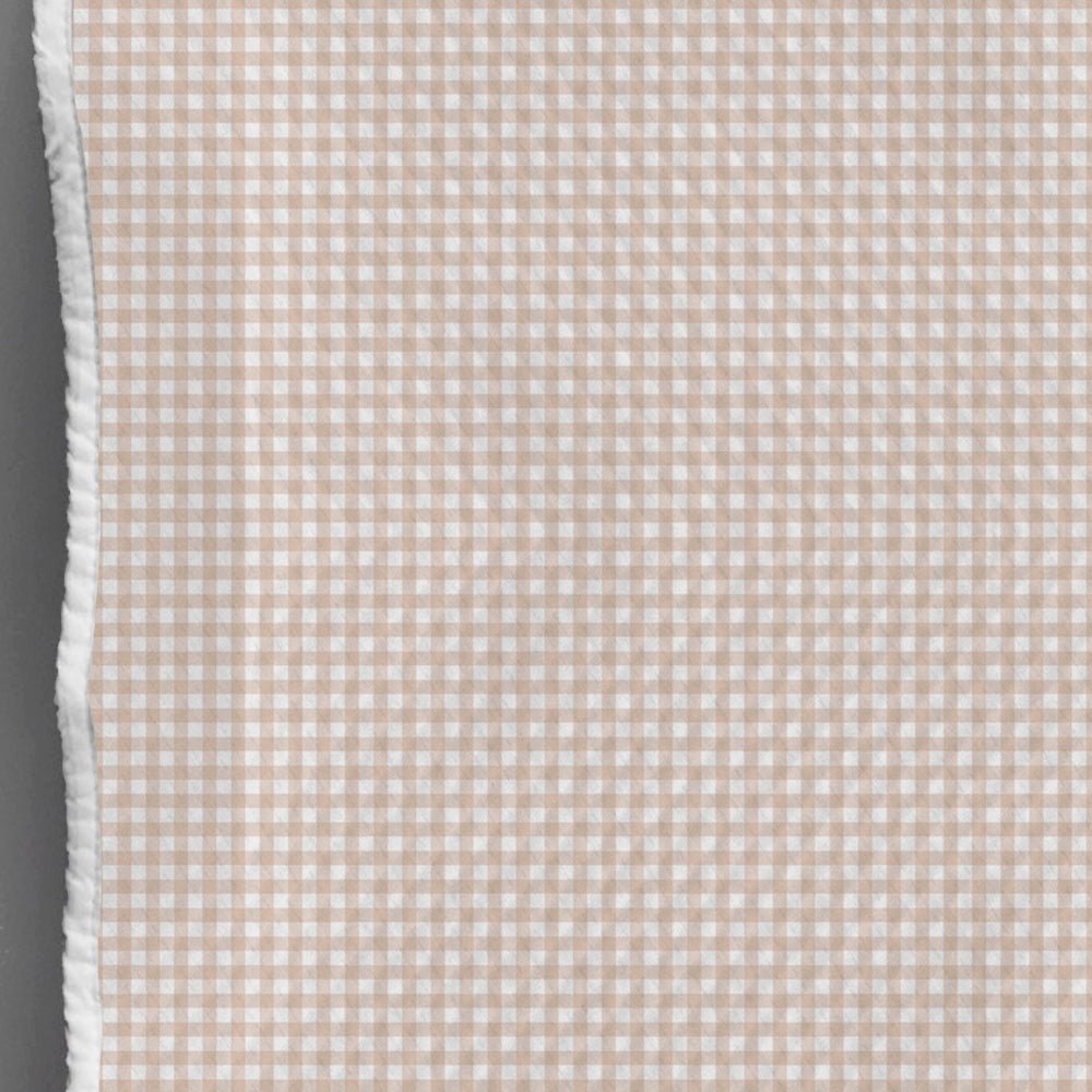 Pack Cubrecama Infantil Vichy Beige - sokios-COLCHA200618S10241