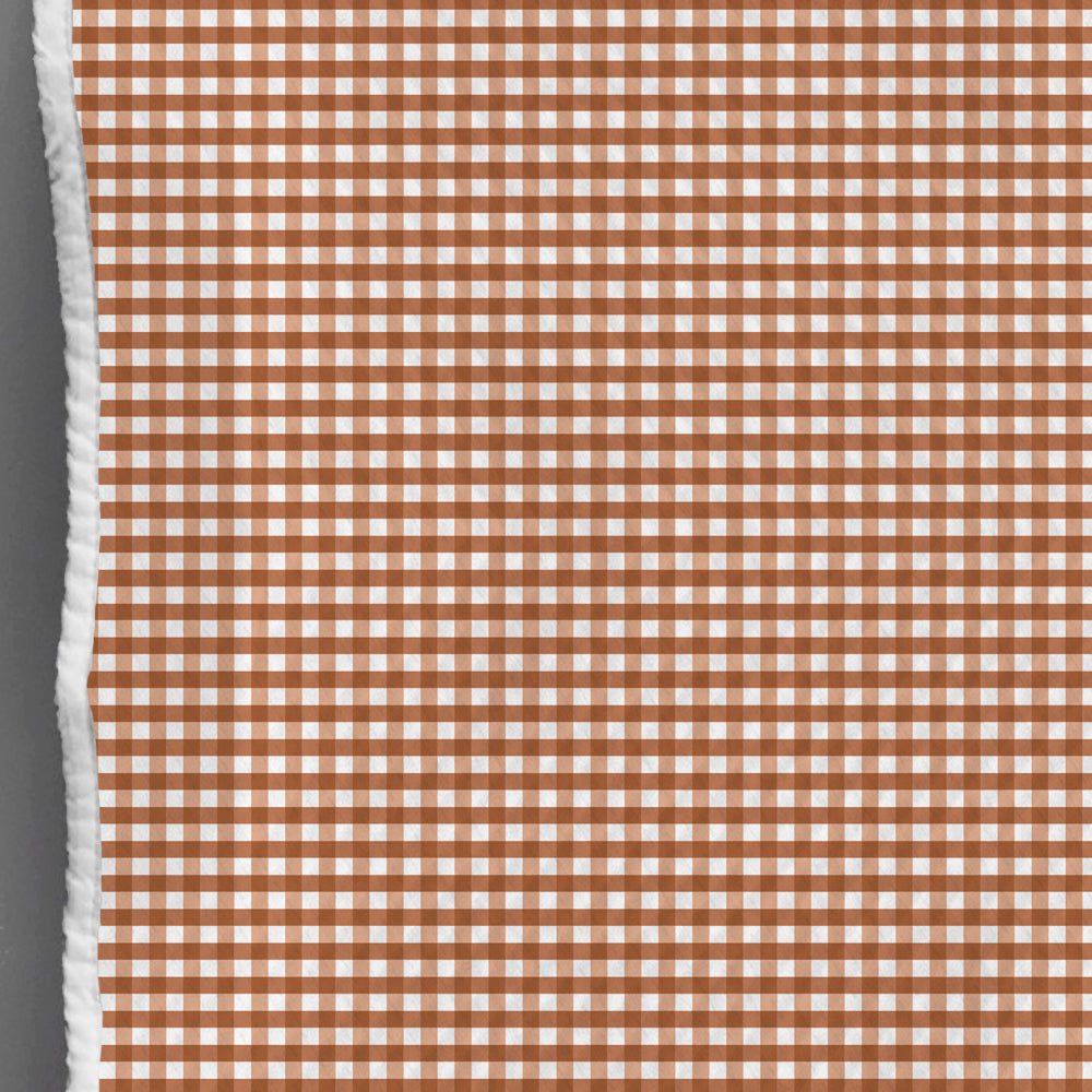 Pack Cubrecama Infantil Vichy Marrón - sokios-COLCHA200618S10223