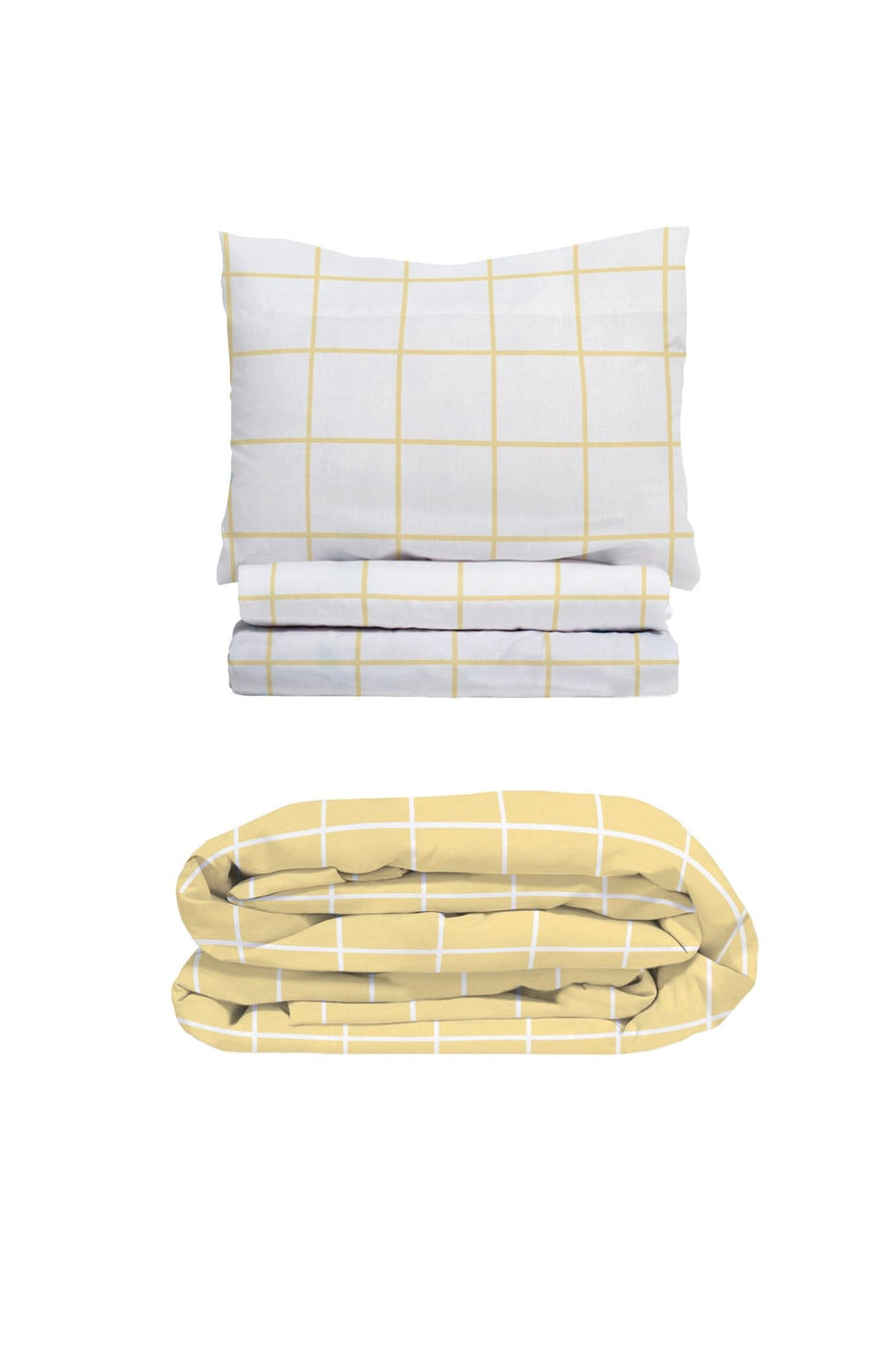 Pack Infantil Cuadro Amarillo (Funda Nórdica Reversible y Sábanas) - sokios-JUEGO DE SABANAS200618S9969