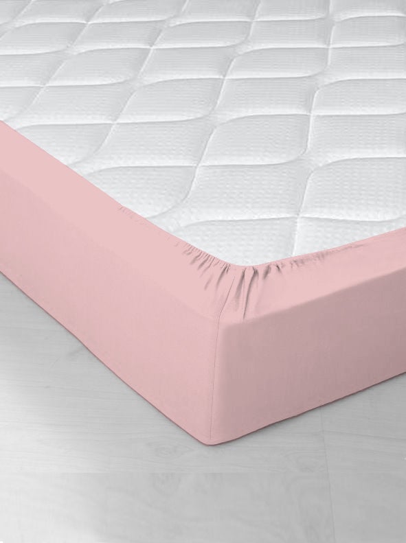Pack Sábanas Bajeras Infantiles Algodón Percal Rosa Palo 26 - sokios-SABANA BAJERA200618S4854