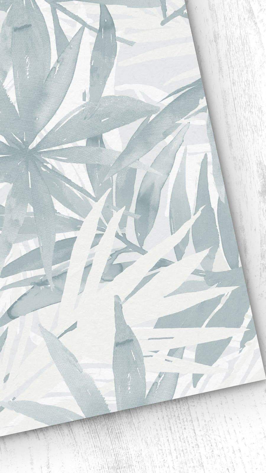 Papel pintado Polinesia Azul - 55*250 cm - sokios-PAPEL PINTADO200618S4079
