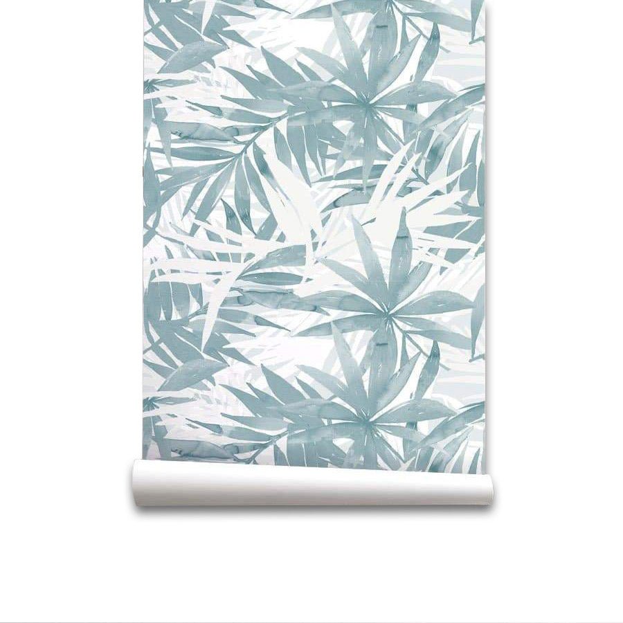 Papel pintado Polinesia Azul Grisáceo - sokios-PAPEL PINTADO200618S4079