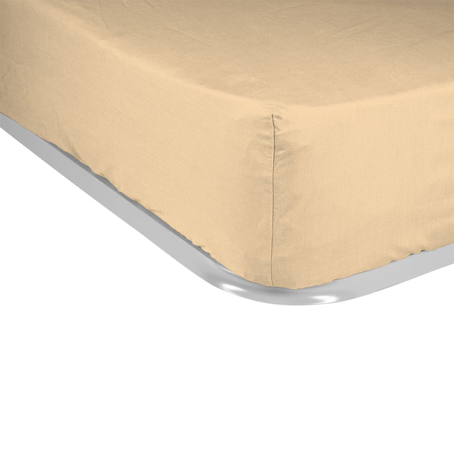 Sábana bajera Algodón Percal de 200 hilos Arena 04 - sokios-SABANA BAJERA200618S441