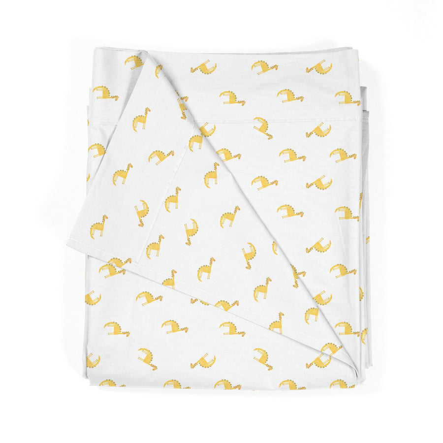 Sábana encimera estampada Dino Amarillo - sokios-SABANA ENCIMERA200618S5849