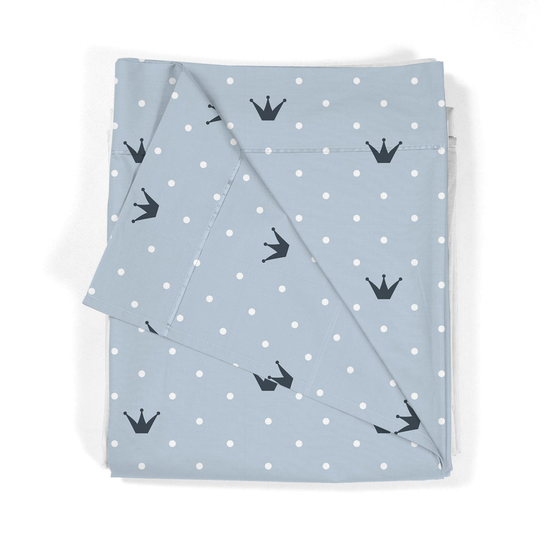 Sábana encimera Estampada Infantil Corona Azul - sokios-SABANA ENCIMERA200618S6544