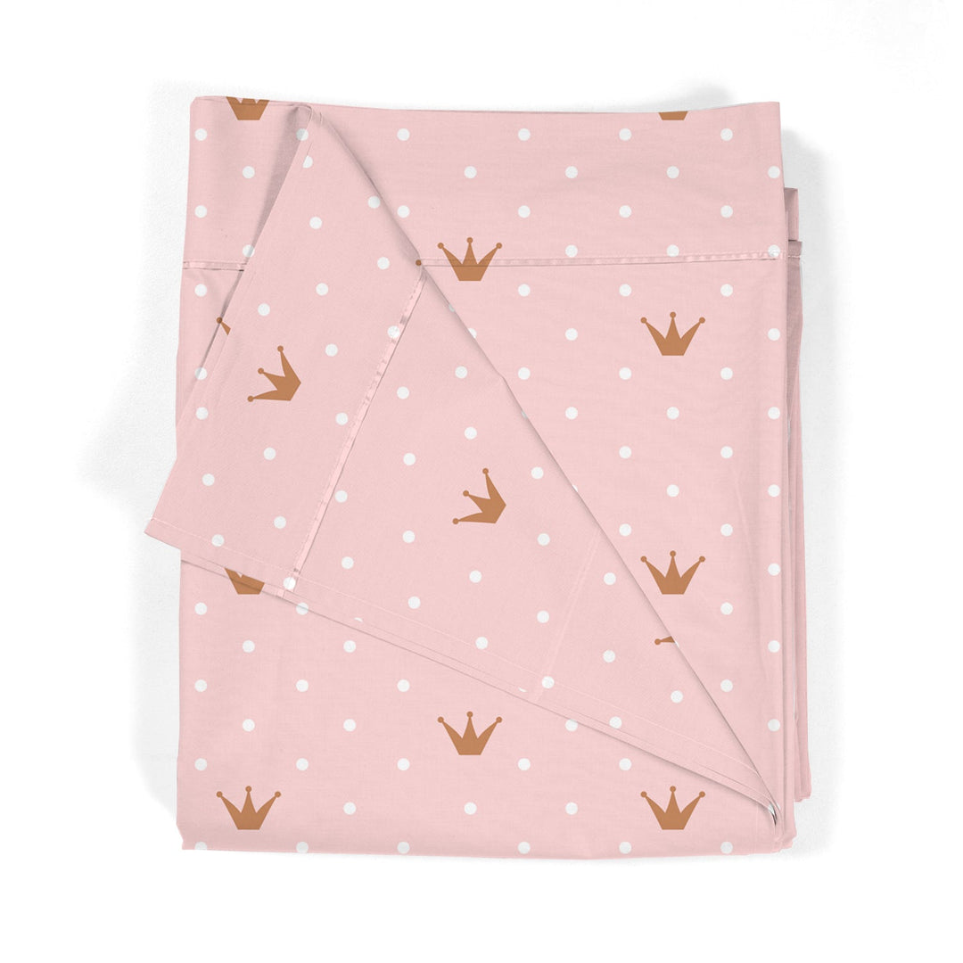 Sábana encimera Estampada Infantil Corona Rosa - sokios-SABANA ENCIMERA200618S6550