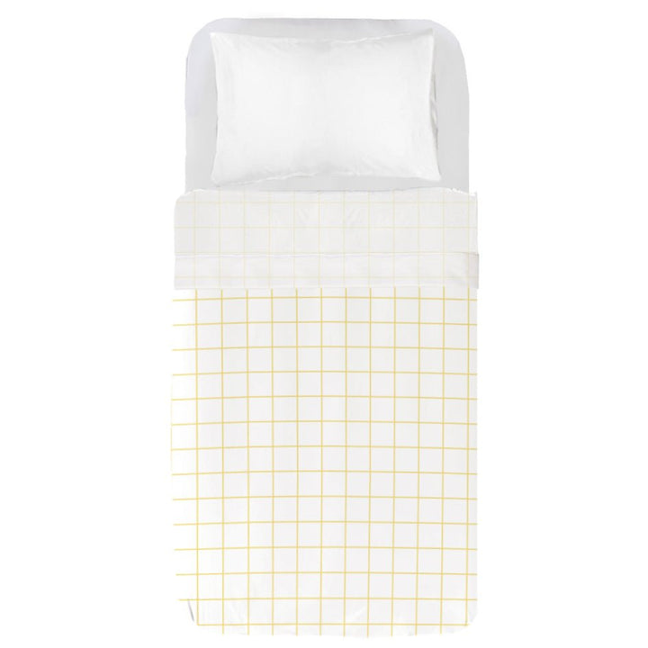 Sábana encimera Estampada Infantil Cuadro Amarillo - sokios-SABANA ENCIMERA200618S8989