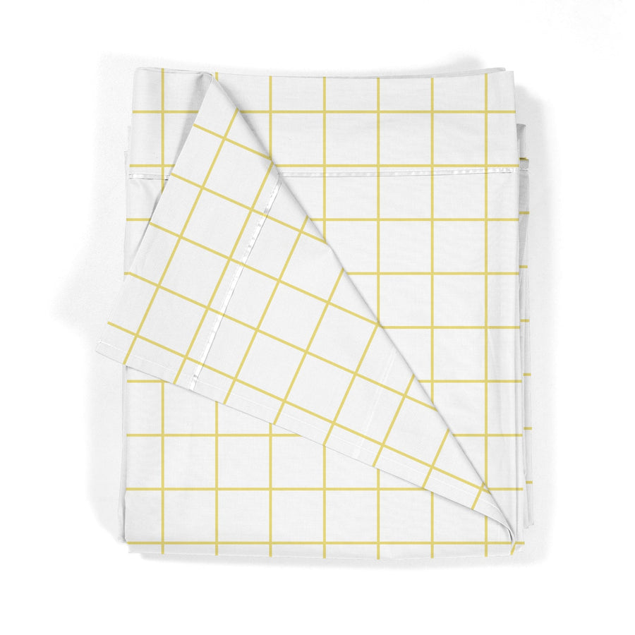 Sábana encimera Estampada Infantil Cuadro Amarillo - sokios-SABANA ENCIMERA200618S8989