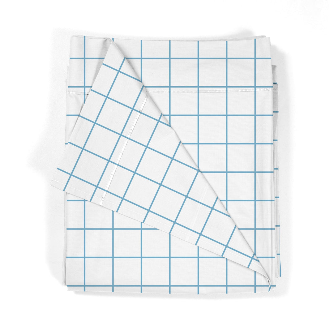 Sábana encimera Estampada Infantil Cuadro Blue - sokios-SABANA ENCIMERA200618S8977
