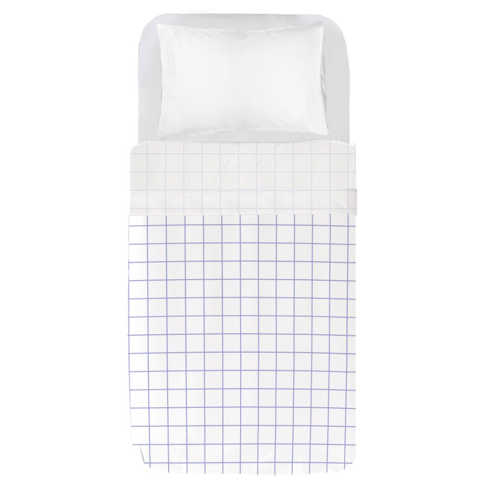 Sábana encimera Estampada Infantil Cuadro Lavanda - sokios-SABANA ENCIMERA200618S8983