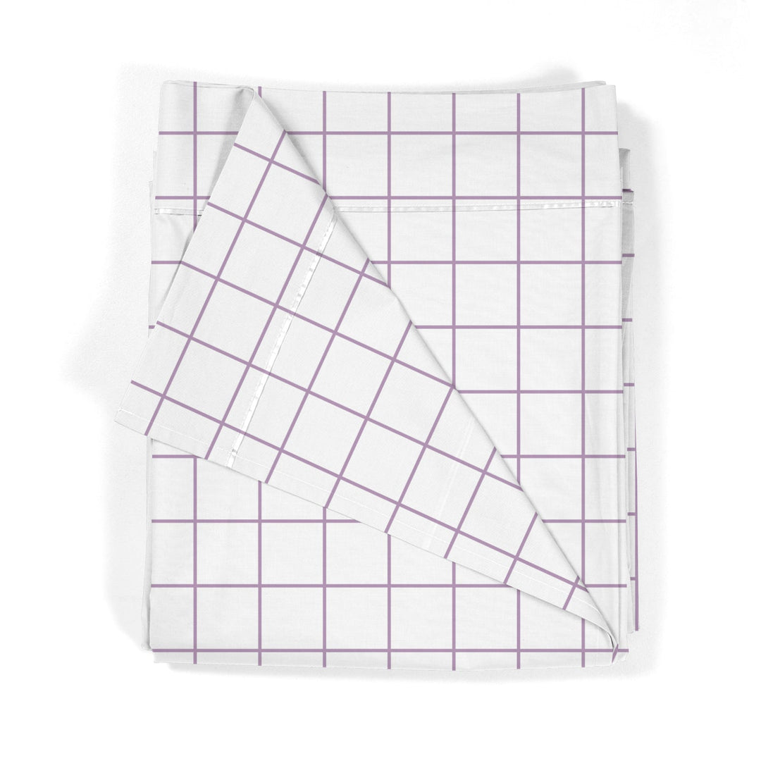 Sábana encimera Estampada Infantil Cuadro Malva - sokios-SABANA ENCIMERA200618S8995