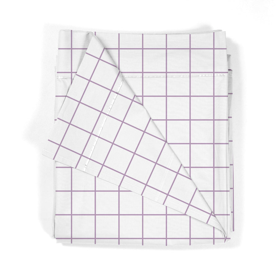 Sábana encimera Estampada Infantil Cuadro Malva - sokios-SABANA ENCIMERA200618S8995