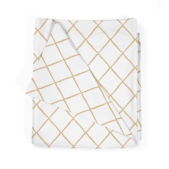 Sábana encimera estampada Rombos Marrón - sokios-SABANA ENCIMERA200618S5791