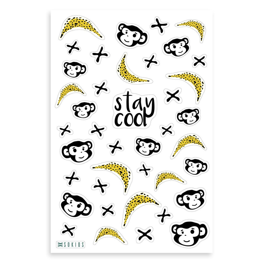 Vinilos adhesivos para pared Stay Cool Colección Banana Folk - sokios-OTROS200618S4612