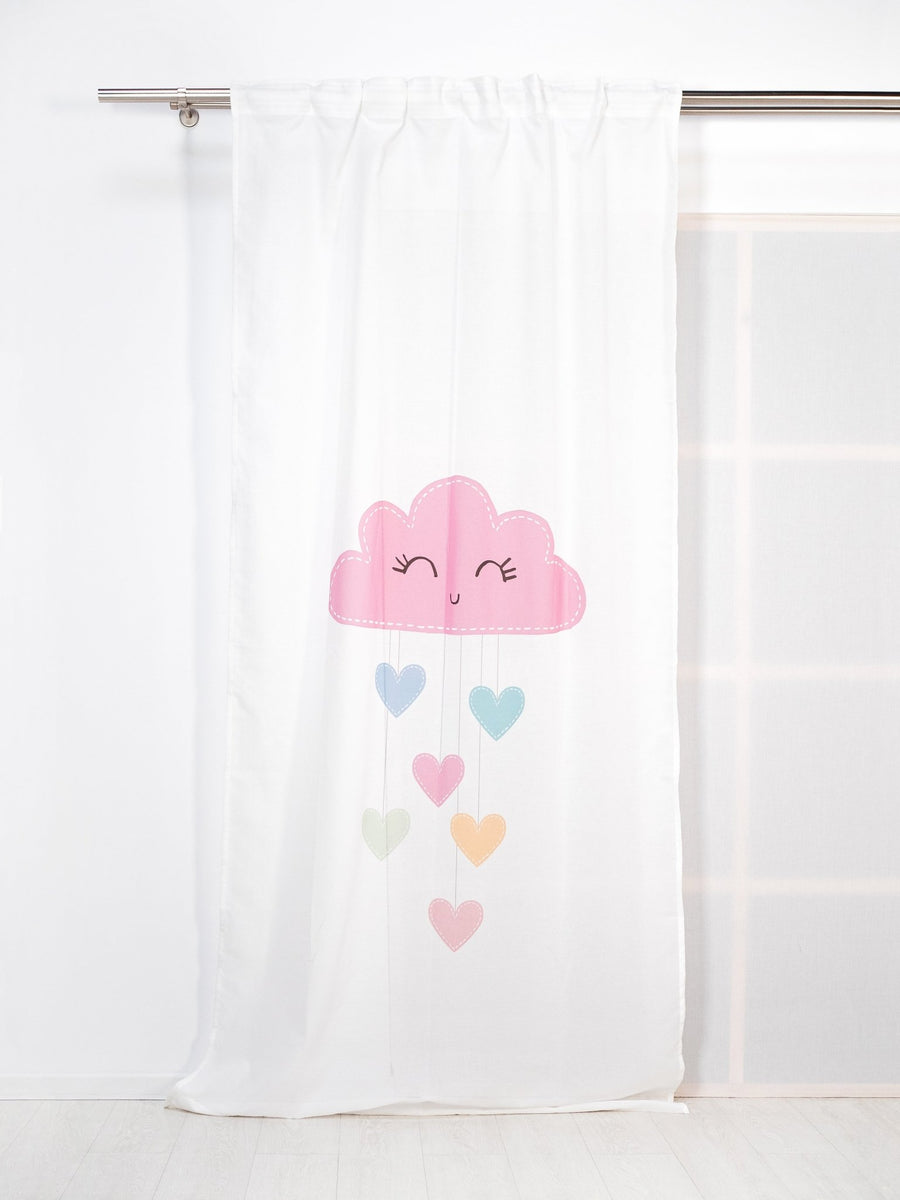 Visillo translúcido Nube con motivo infantil - sokios-CORTINA200618S7384