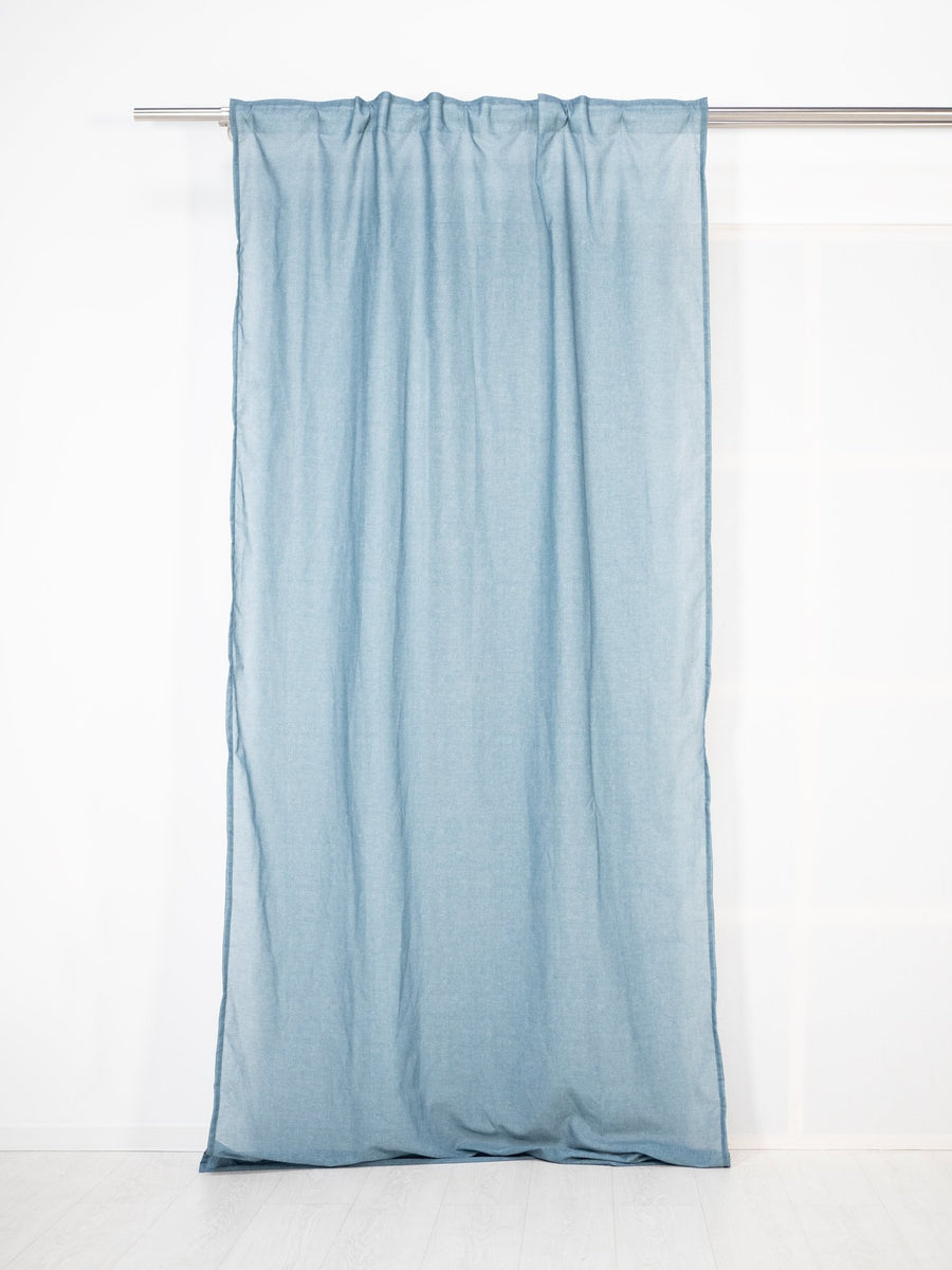 Visillo translúcido Textura Azul - sokios-CORTINA200618S7701