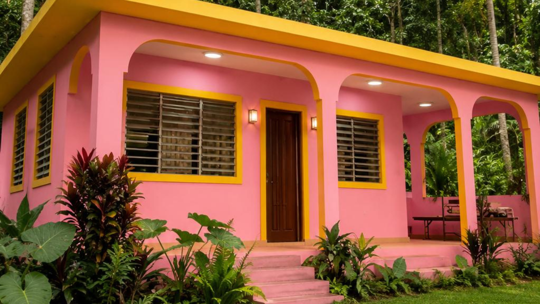 La deco de la casita de Bad Bunny