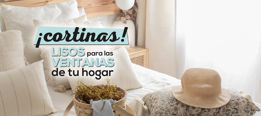 ¡Cortinas! Inspiración con tonos lisos - sokios