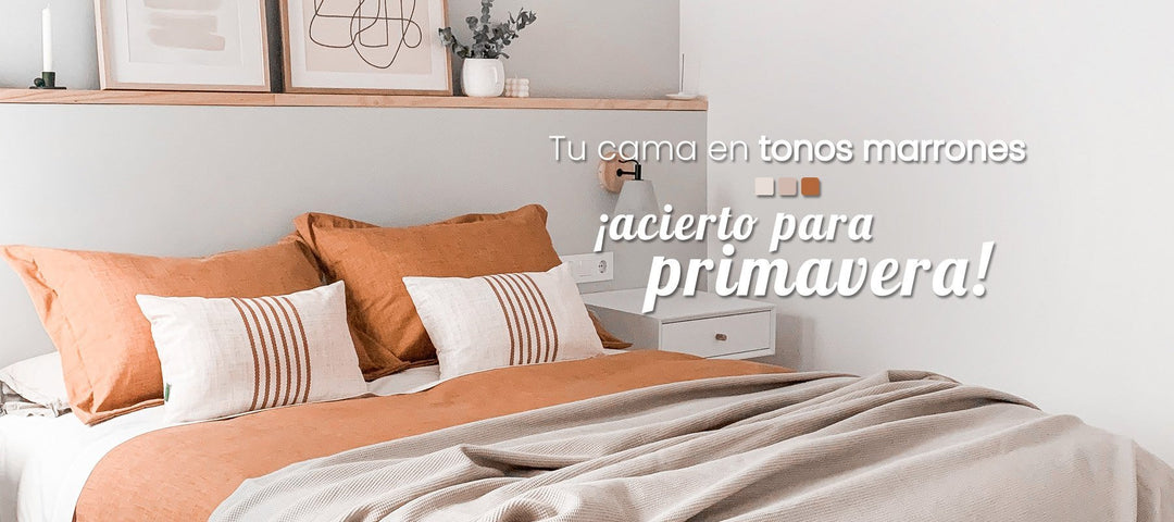 El marrón como protagonista de tu cama - sokios