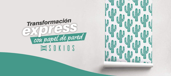 Transformación Express con papel de pared Sokios - sokios