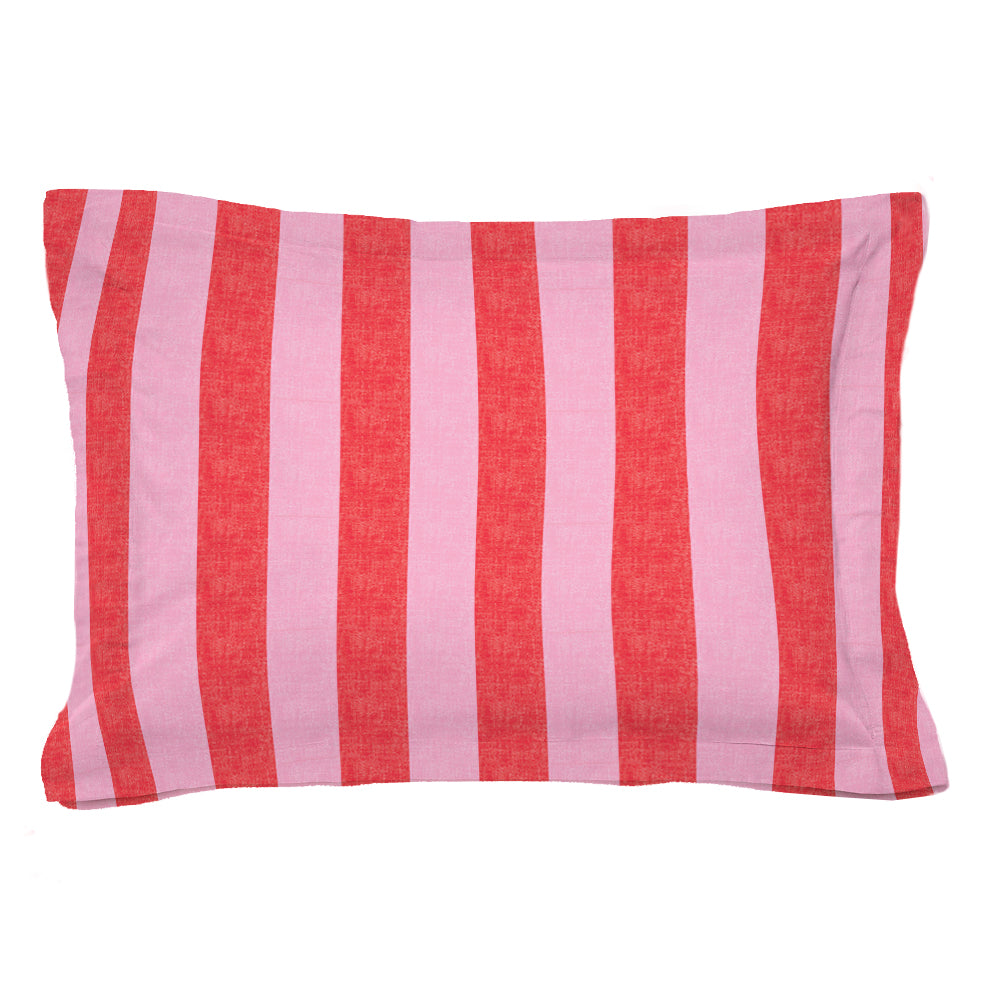 Funda cuadrante Rayas Rojo Rosa