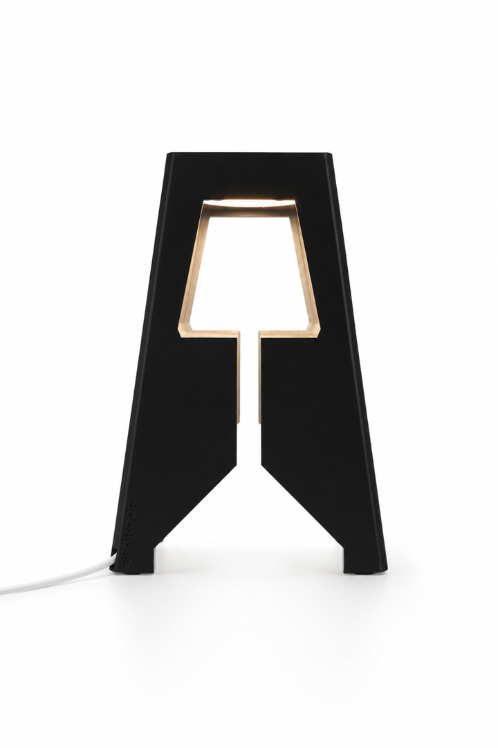 ATRIA  | Lámpara de Mesa LED de Diseño en PETG USB 17 cm | Sokios