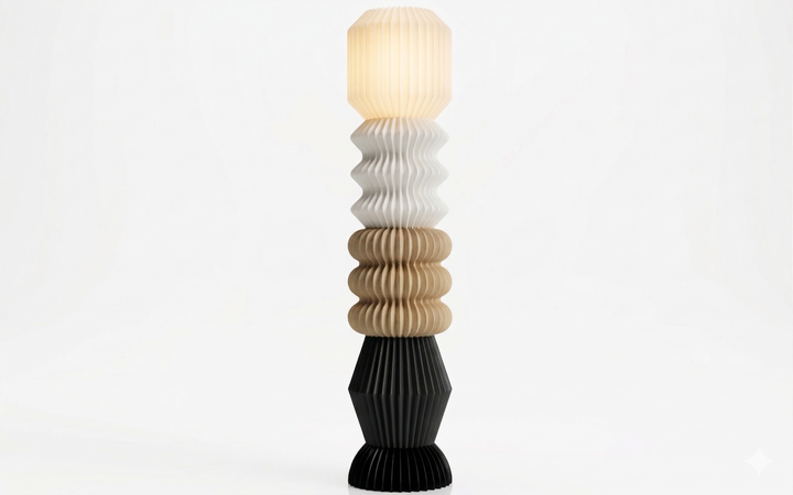 Lámpara de pie modular de diseño NARA - 130cm