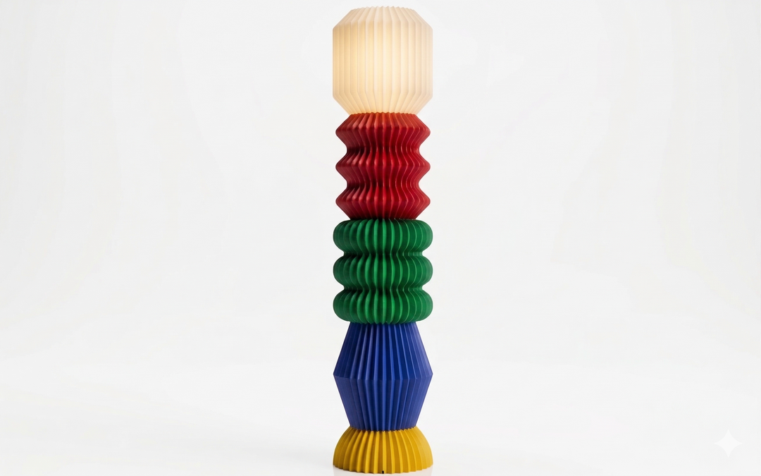 Lámpara de pie modular de diseño NARA - 130cm
