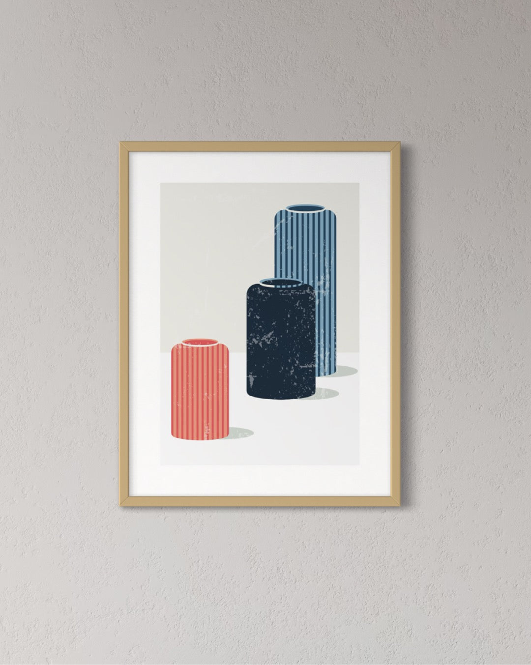 Conjunto de 3 Cuadros Decorativos Geométricos