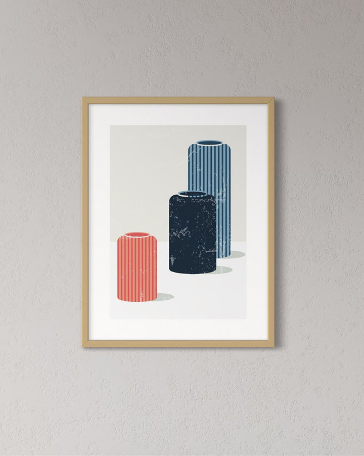 Conjunto de 3 Cuadros Decorativos Geométricos