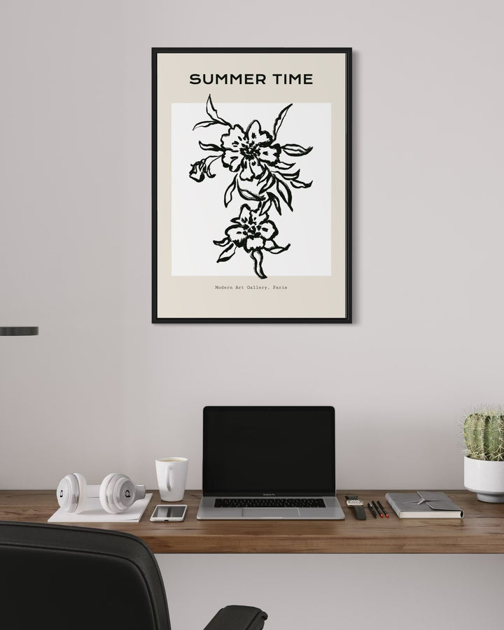 Cuadro Decorativo Fleur contorno