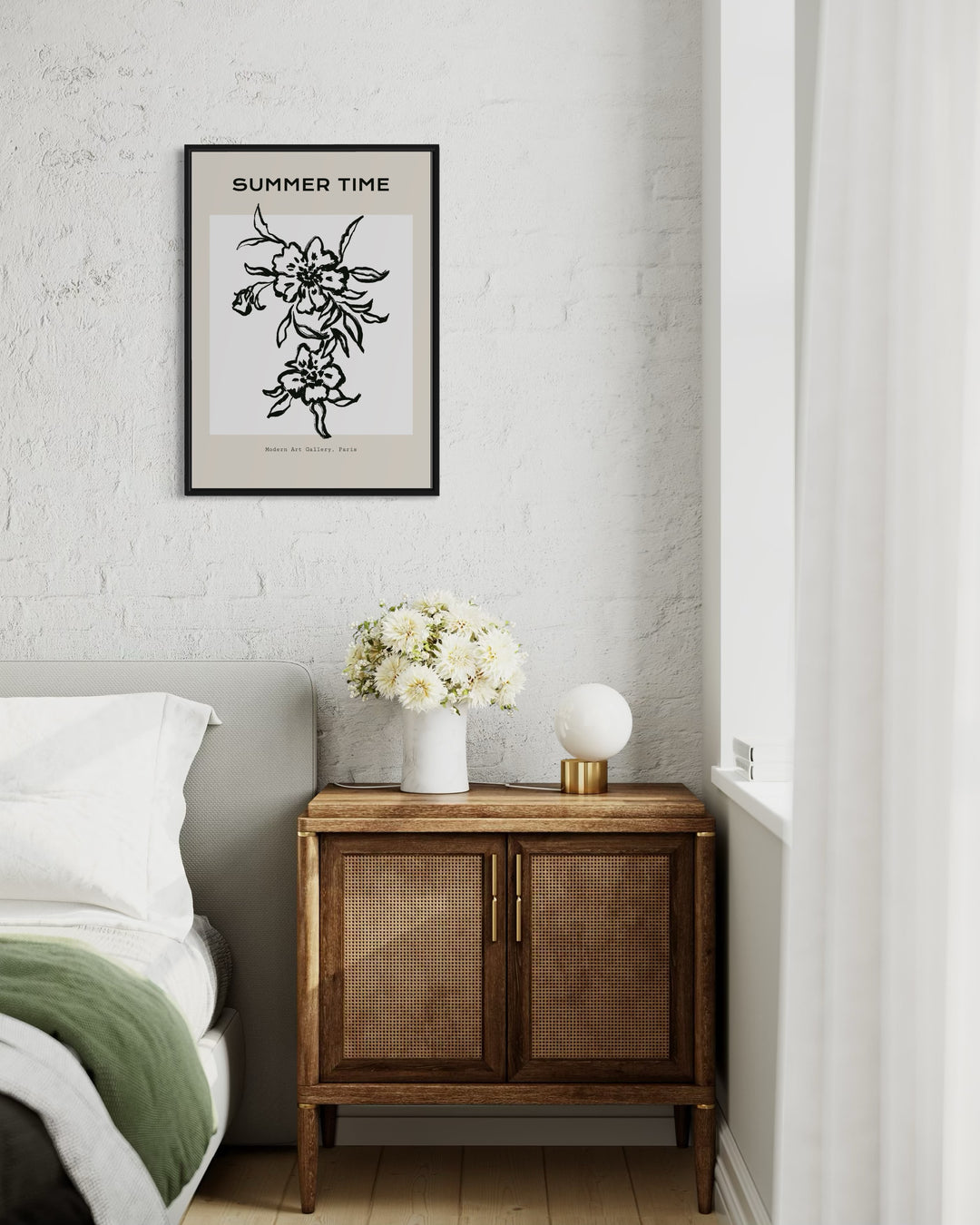 Cuadro Decorativo Fleur contorno