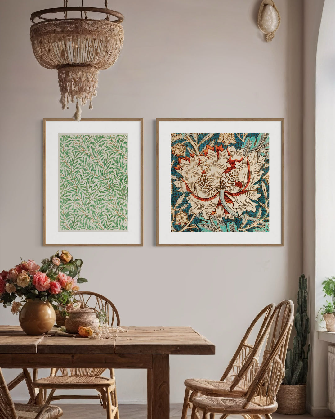 Cuadro Decorativo Honeysuckle William Morris