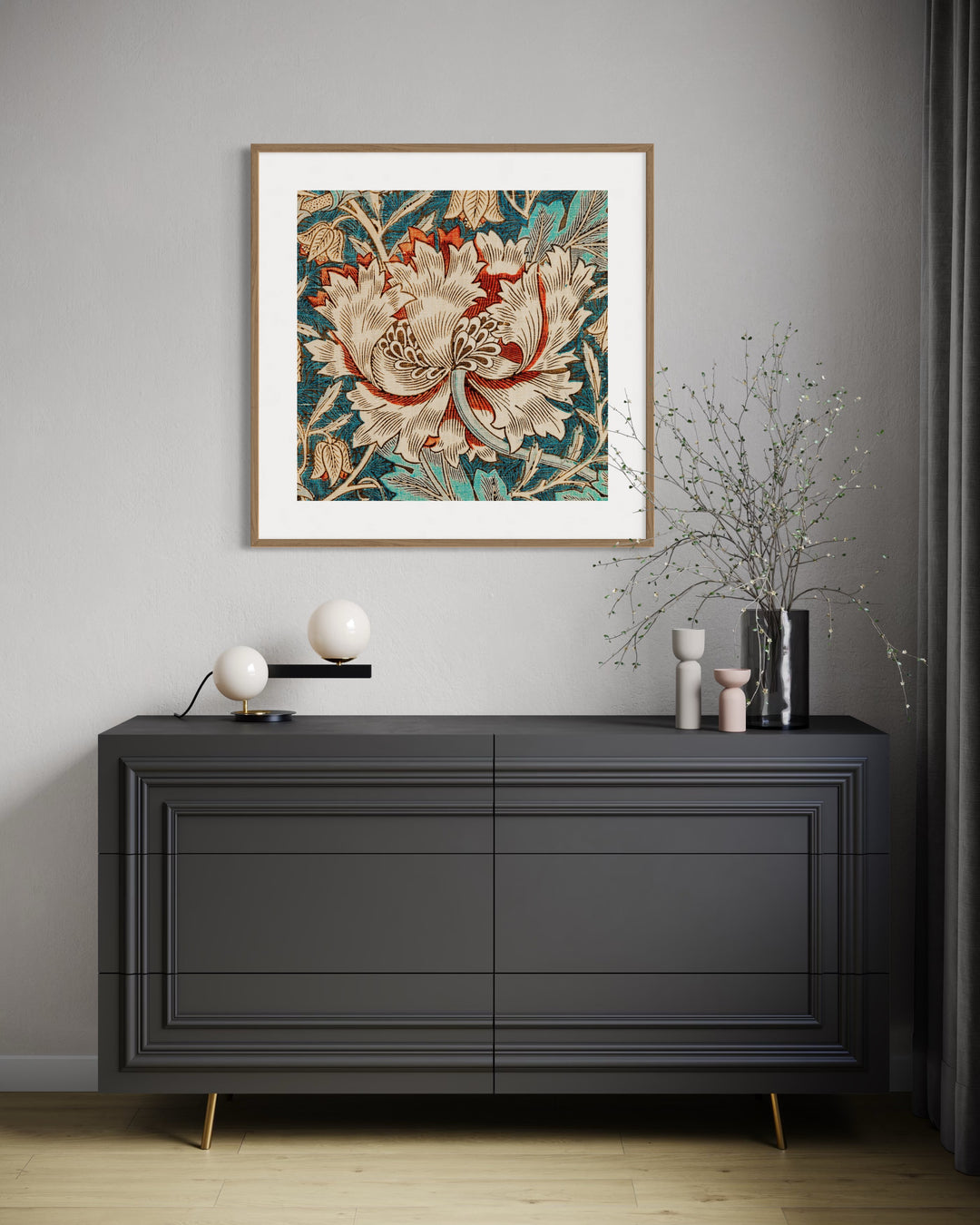 Cuadro Decorativo Honeysuckle William Morris