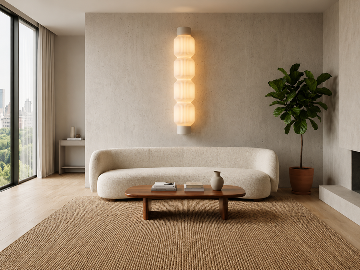 Lámpara de Pared y Techo RIBO de Diseño con tubo LED T8