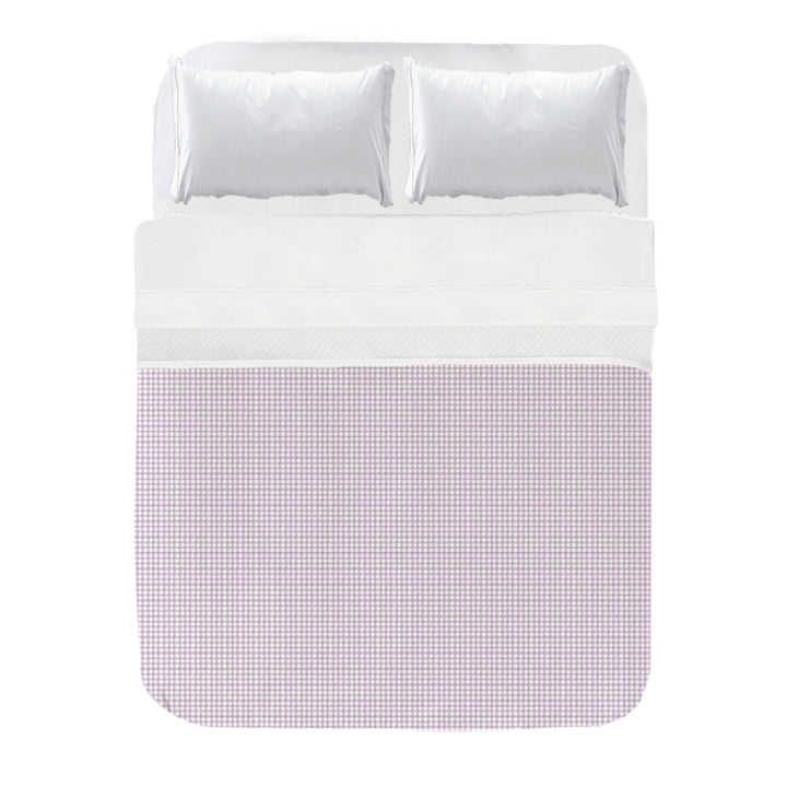 Colcha Ajustable Vichy Malva