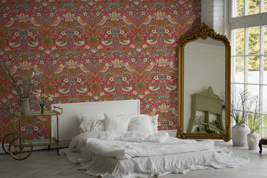 Papel pintado Vivaldi Rojo