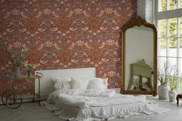 Papel pintado Vivaldi Rojo