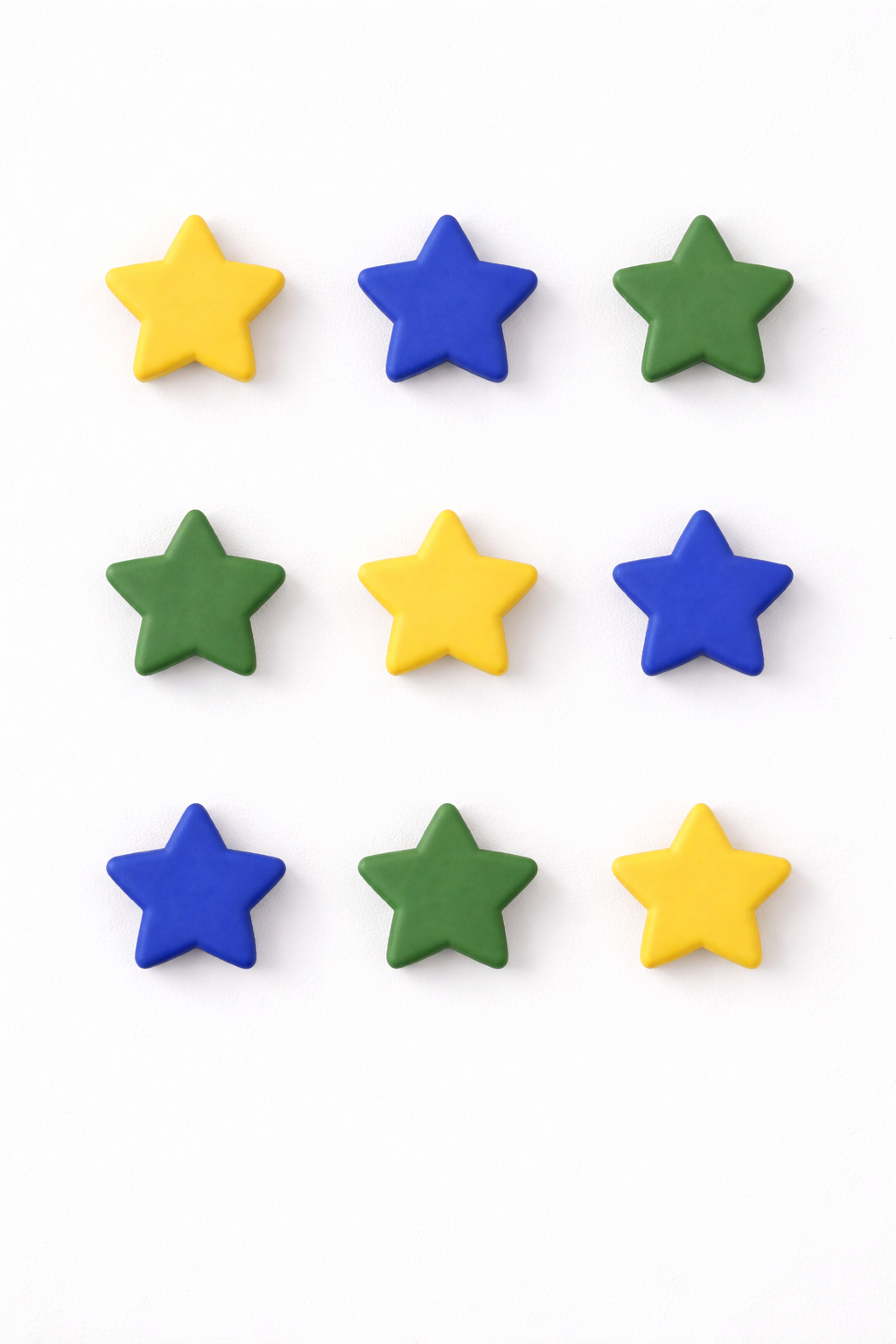 Estrellas decorativas 3D modulares – Piezas individuales para crear murales